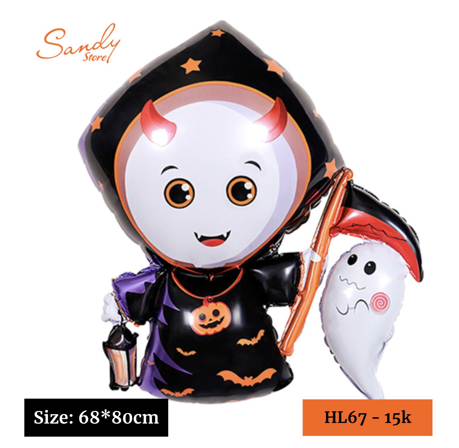 H67 - Bóng Nhôm Phù Thuỷ Cute