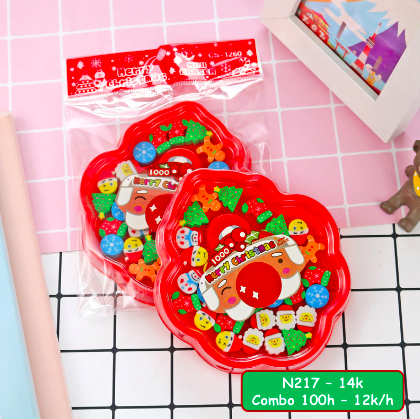 N217 - Hộp Tẩy Ông Già Noel