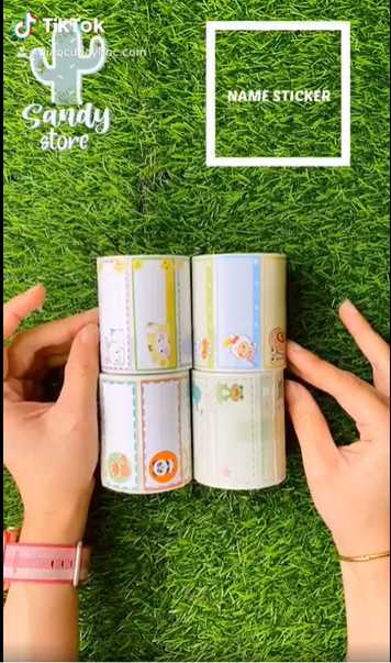 STICKER NAME CUỘN