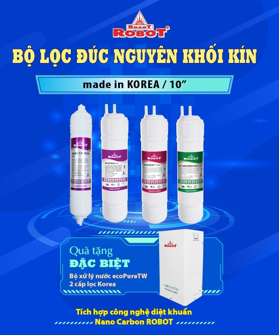 Máy lọc nước Điện Giải Nóng Thông Minh - Lạnh ROBOT ionQueen 511 (Đen)
