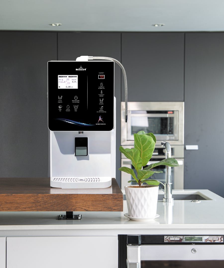 Máy lọc nước Điện Giải Nóng Thông Minh - Lạnh ROBOT ionQueen 511 (Đen)