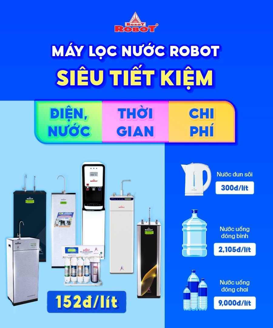 MÁY LỌC NƯỚC NÓNG - NGUỘI - LẠNH ROBOT GRAND PRO 539WK-UR [200_300]