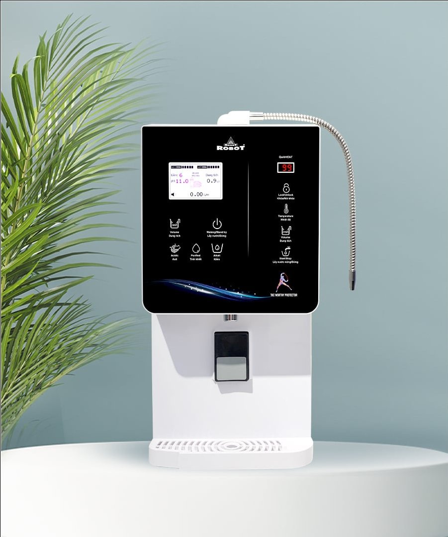 Máy lọc nước Điện Giải Nóng Thông Minh - Lạnh ROBOT ionQueen 511 (Đen)