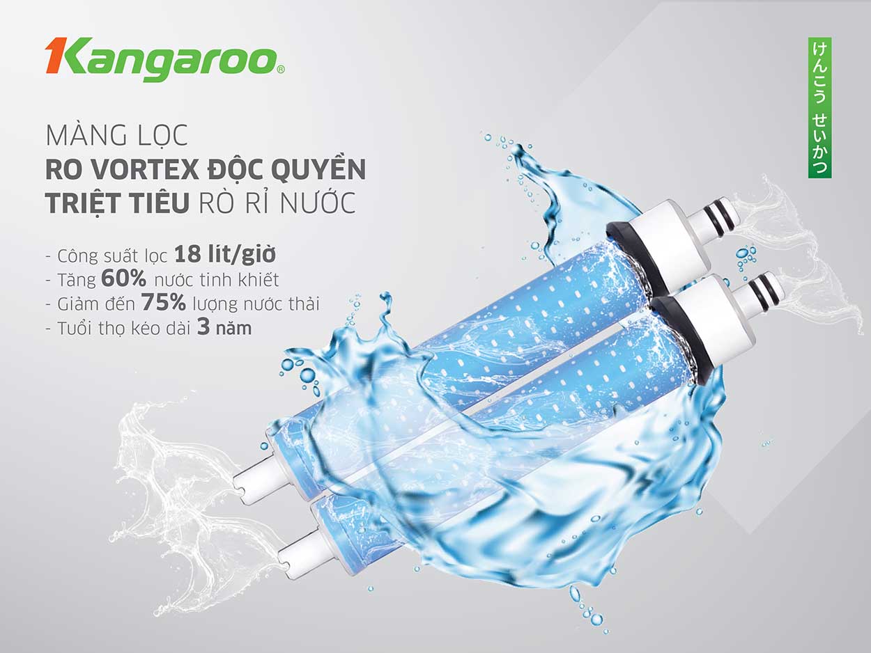 Kangaroo Hydrogen Ion Kiềm KG10A8ES: Nguồn sống tinh khiết, sức khỏe thăng hoa trong không gian tinh tế, trải nghiệm tiện lợi vượt trội với công nghệ làm nóng lạnh hiện đại