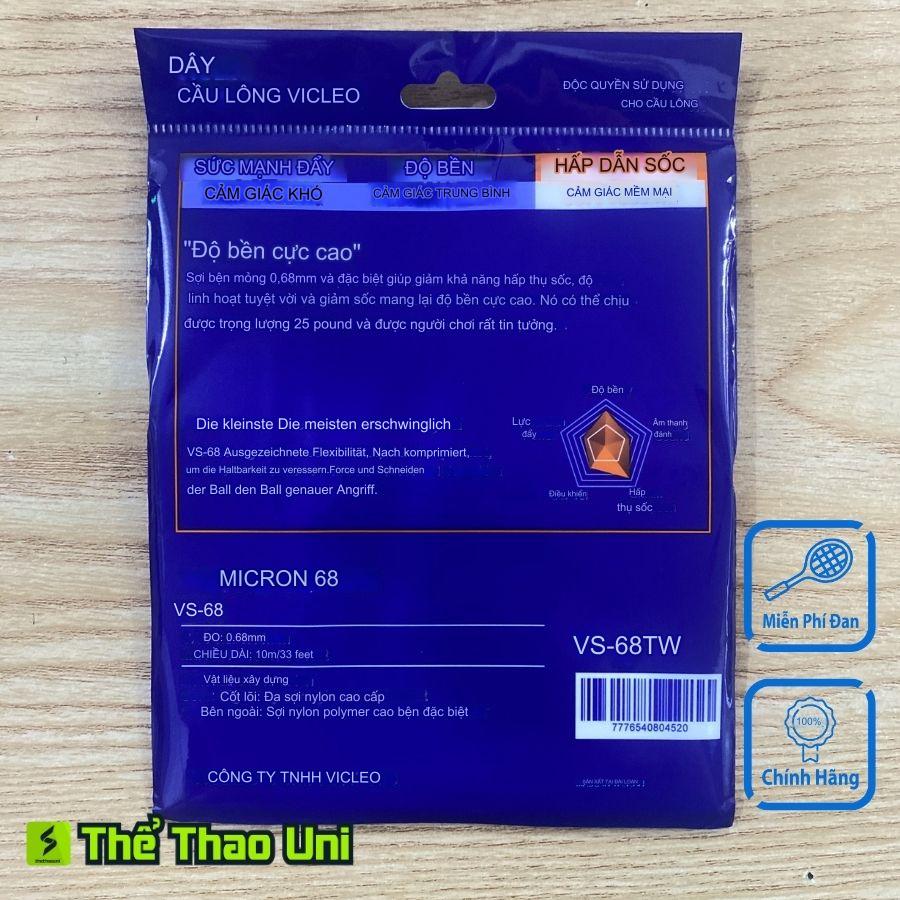 Cước Dây Đan Vợt siêu bền VS68 Thể Thao Uni