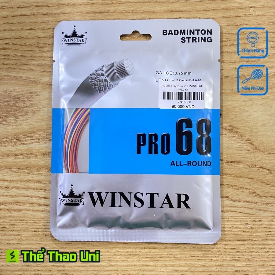 Winstar Shuttle Pro Racket Cước Dây Đan Vợt WINSTAR PRO 68 Thể Thao Uni