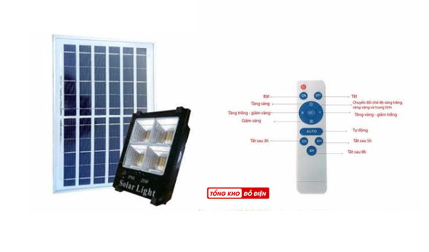 Báo giá đèn pha LED năng lượng mặt trời - Tổng kho đồ điện