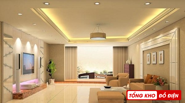 đèn led trần âm