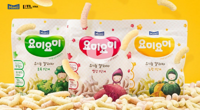 Bánh gạo ăn dặm hữu cơ Yommy Yommy x Baby Shark