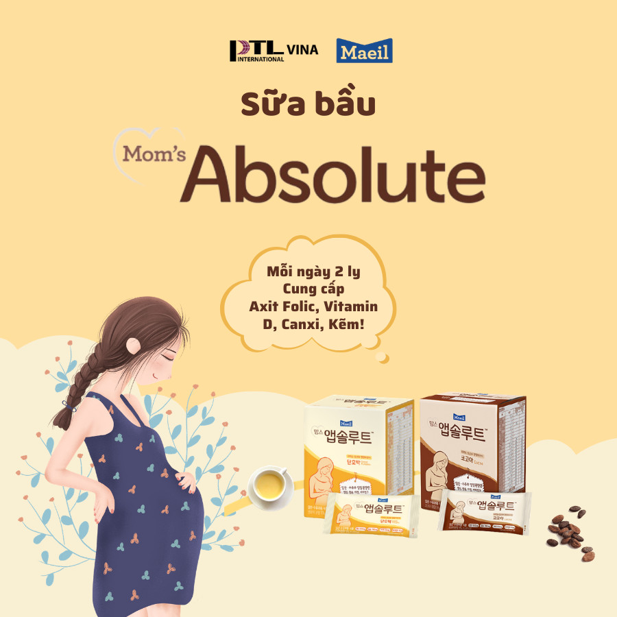 SỮA BẦU MAEIL MOM'S ABSOLUTE - SỰ LỰA CHỌN SÁNG SUỐT DÀNH CHO MẸ BẦU