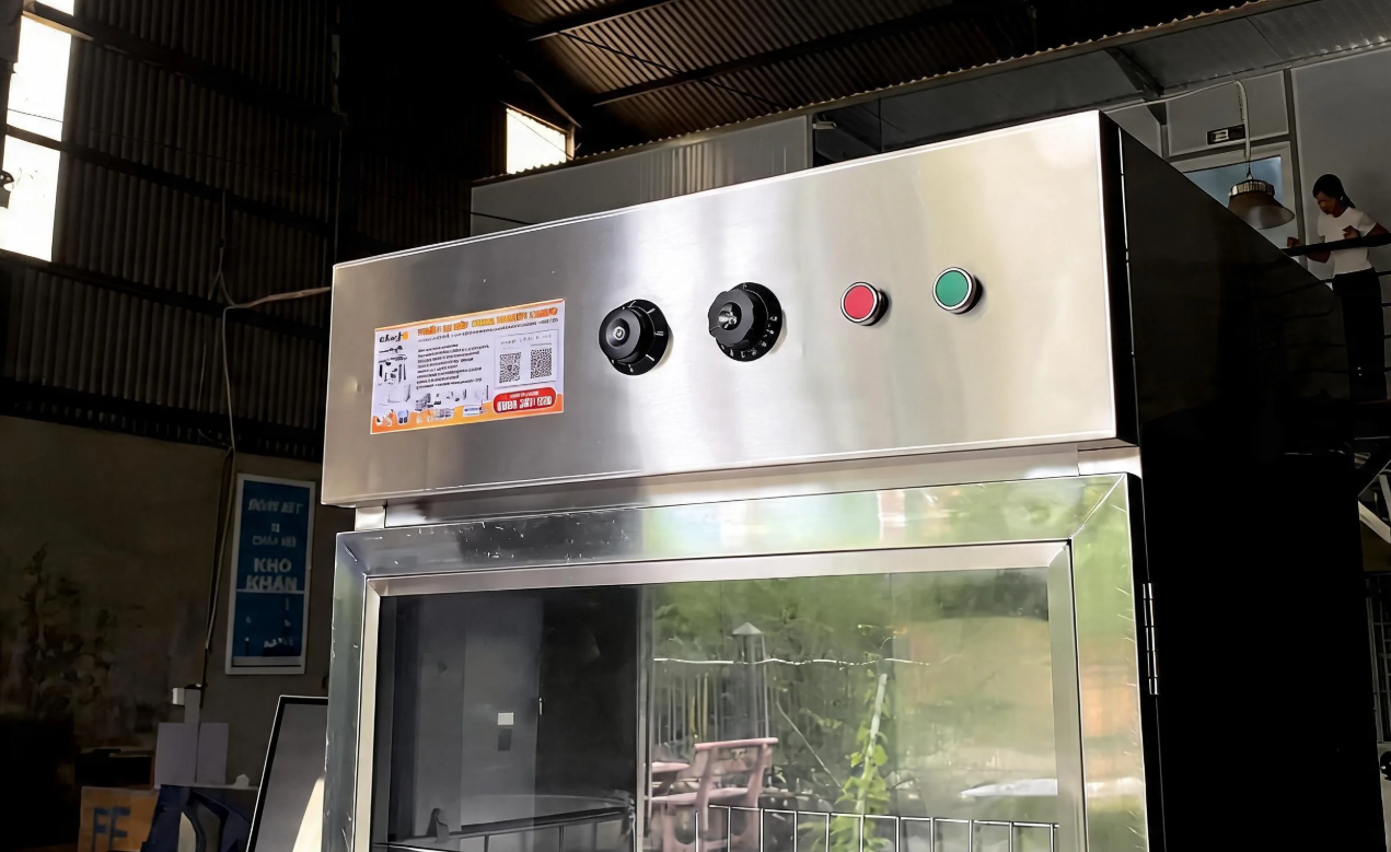Bảng điều khiển tủ sấy bát đĩa đơn Chefo tích hợp tính năng hẹn giờ và chỉnh nhiệt độ thông minh
