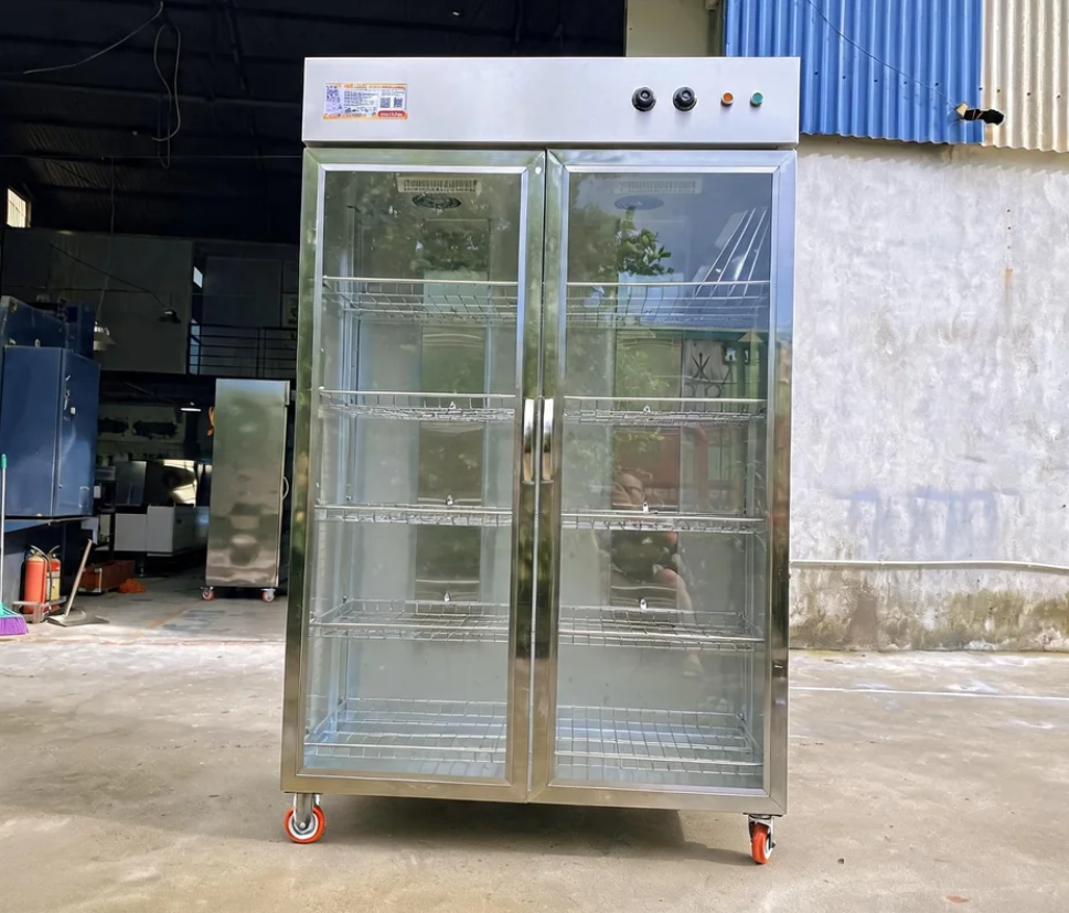 alt="Tủ sấy bát đĩa đôi chính hãng Chefo - Giải pháp bếp công nghiệp"