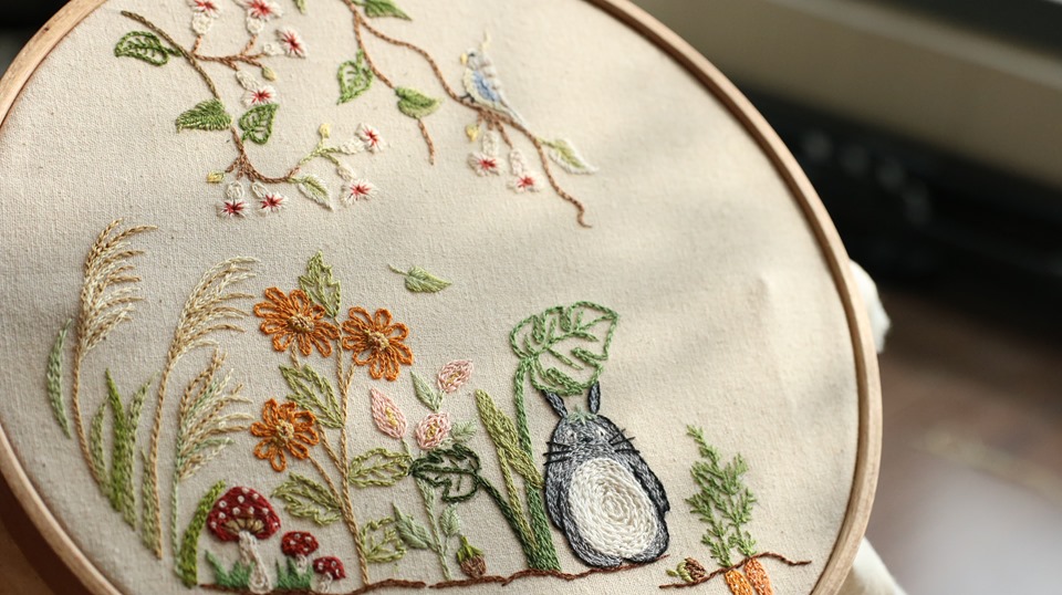 Hướng dẫn thêu và ứng dụng của mũi thêu móc xích (Chain stitch) 