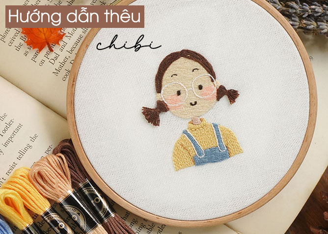 Hướng dẫn thêu nhanh một đàn gà tròn xoe cute Embroider 4 cute chickens  using simple stitch  YouTube