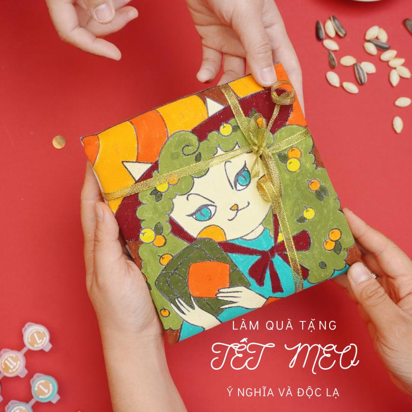 Bộ KIT tô màu túi theo số chủ đề con Mèo