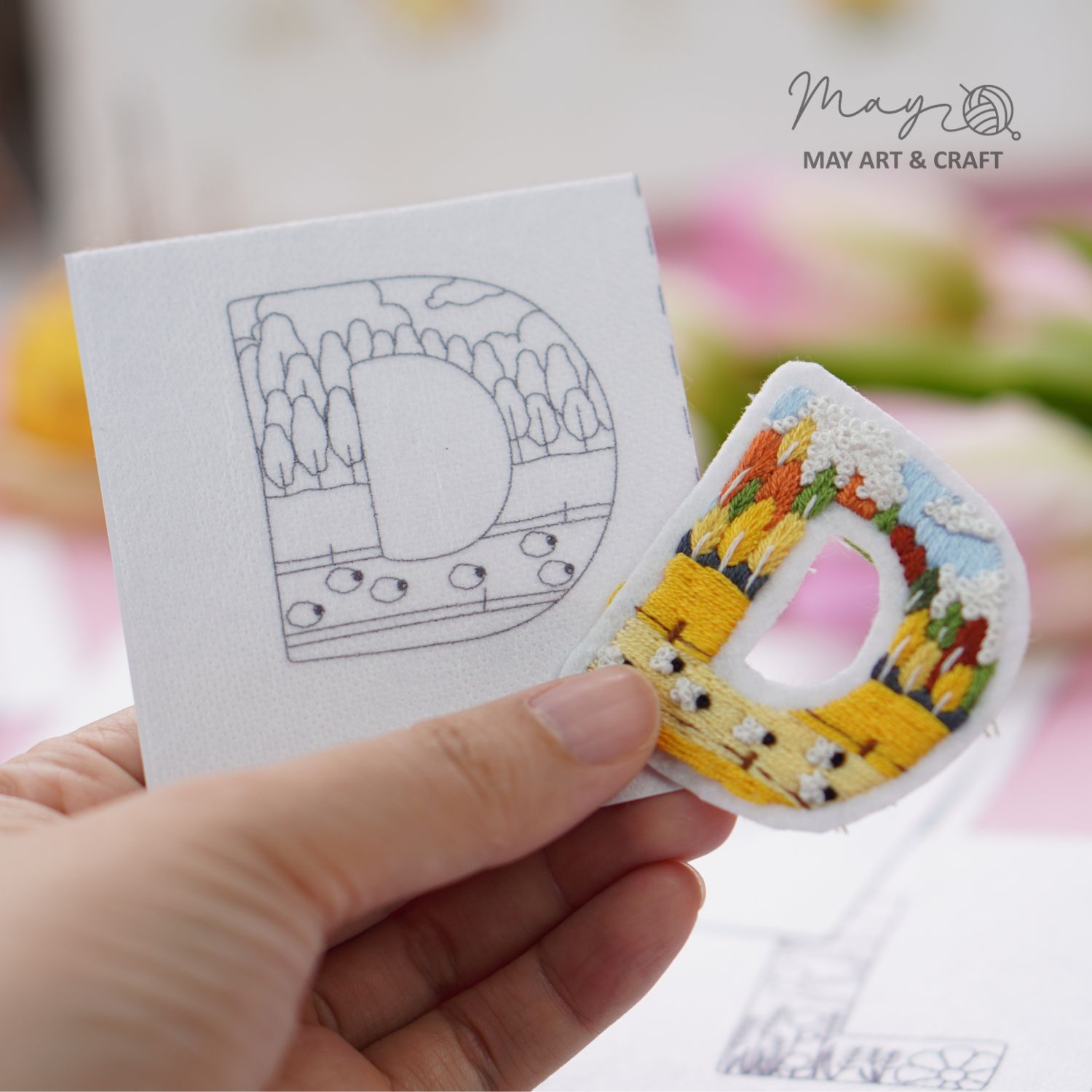 Mếch tan in sẵn chữ cái (lẻ 1 chữ)