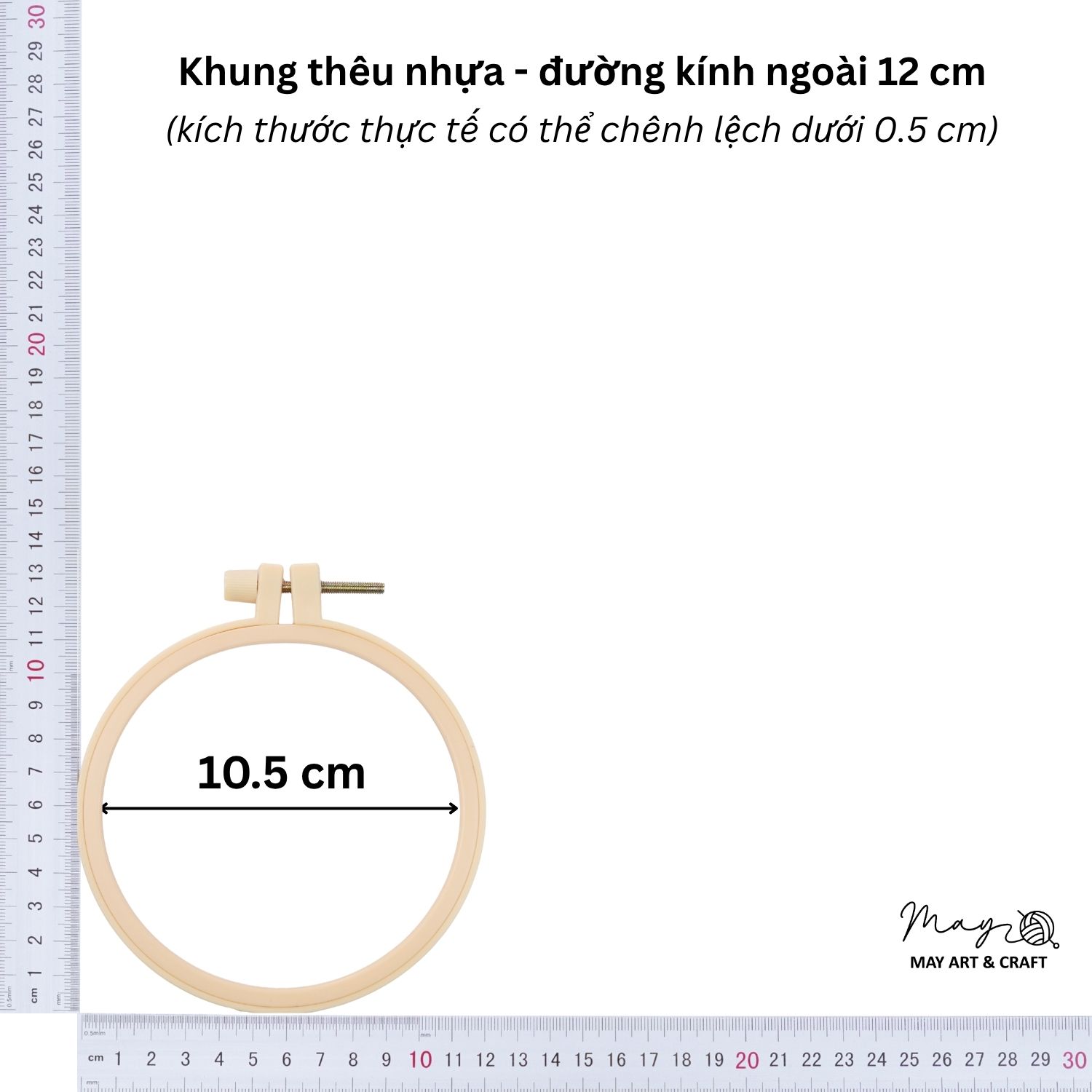 Khung thêu nhựa nhiều kích cỡ