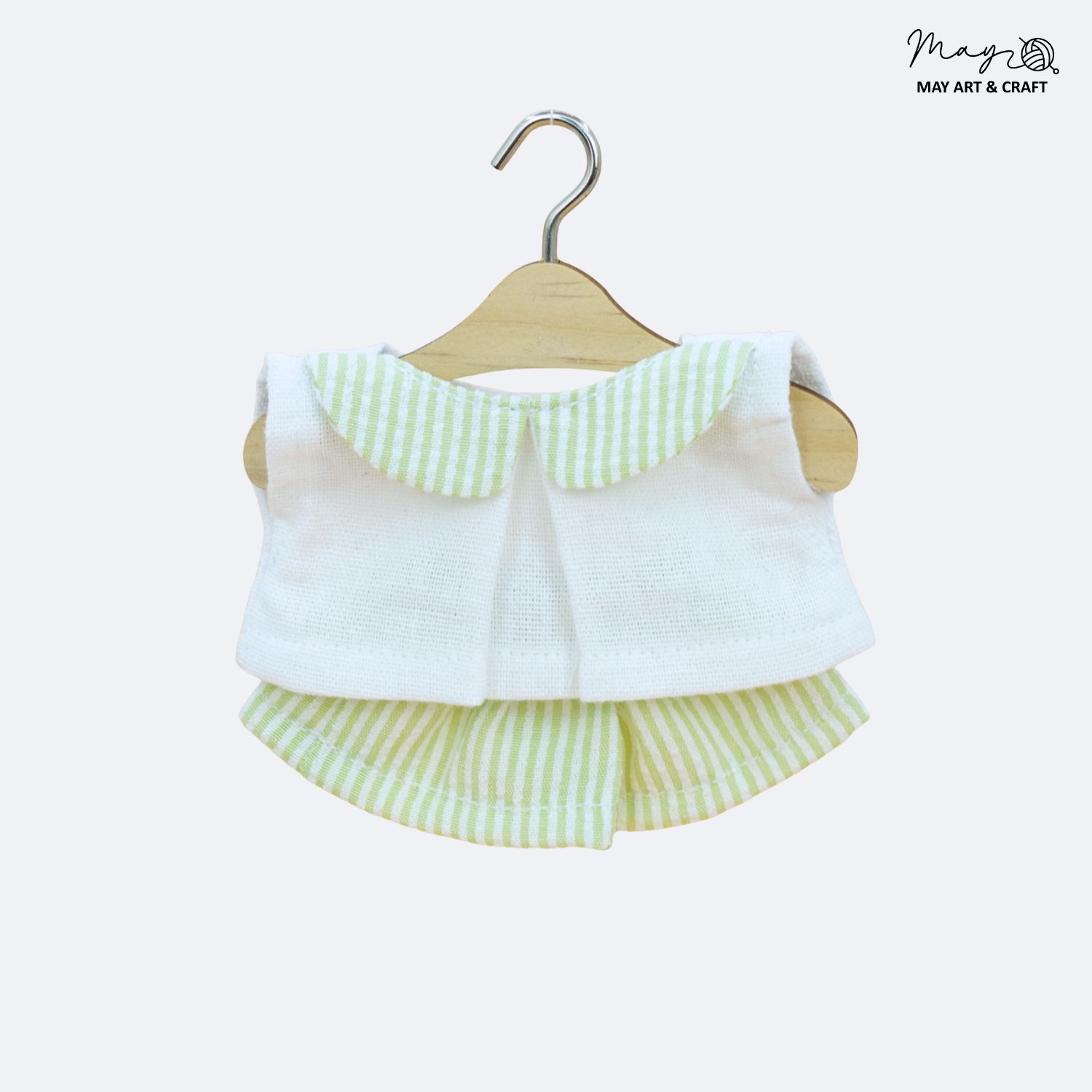 Set quần áo cổ sen cho thú bông mini