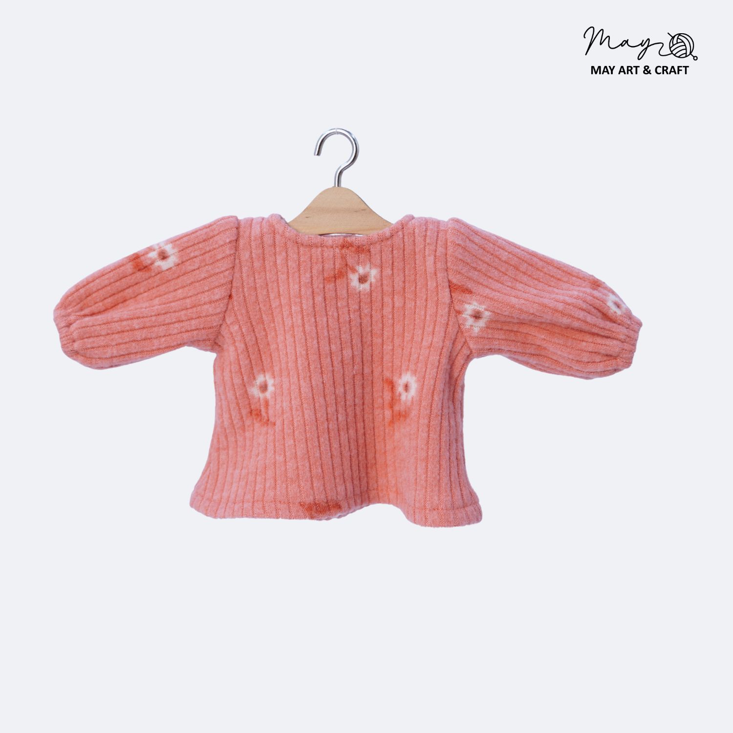 Áo cổ tròn tay bồng