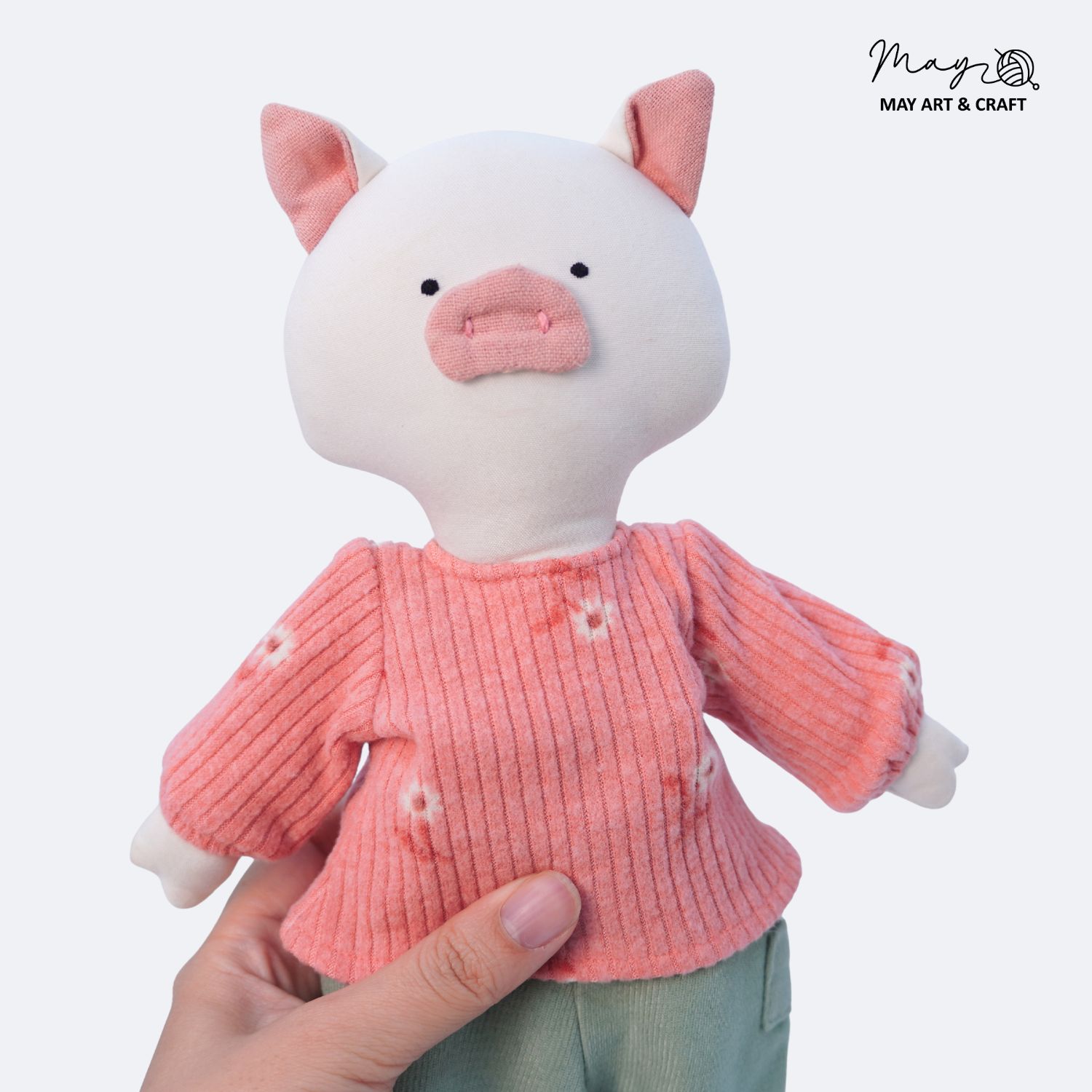 Áo cổ tròn tay bồng