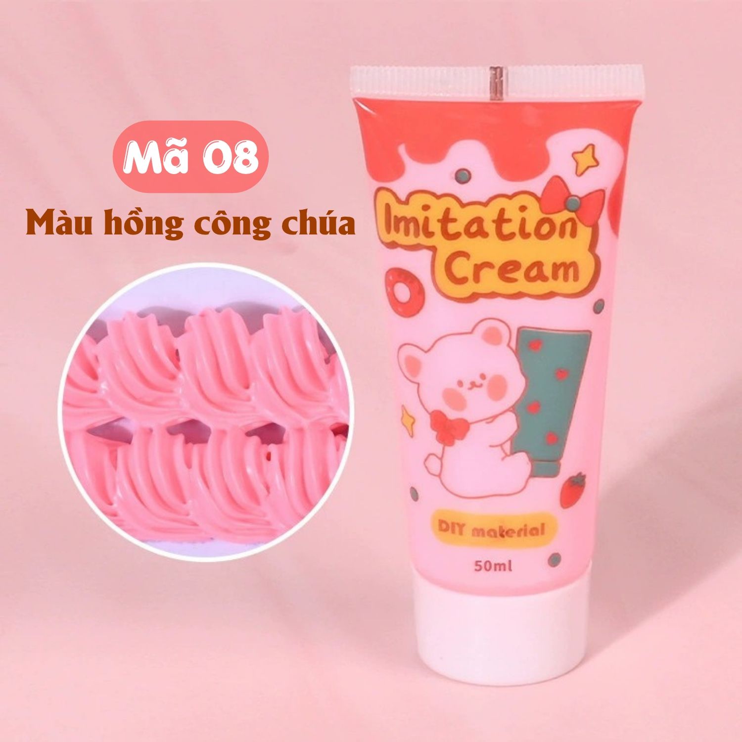 Keo kem DIY tuýp 50g trang trí thủ công