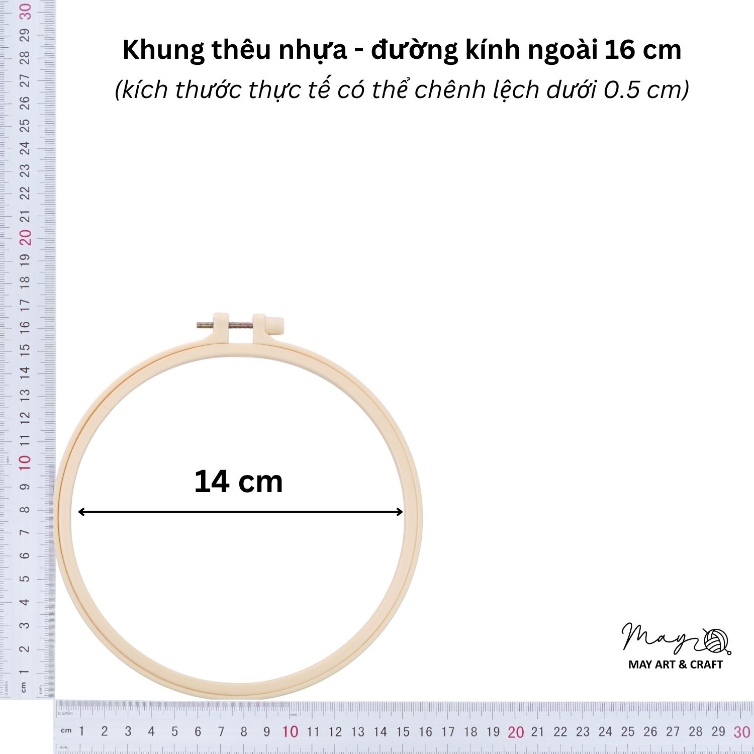 Khung thêu nhựa nhiều kích cỡ