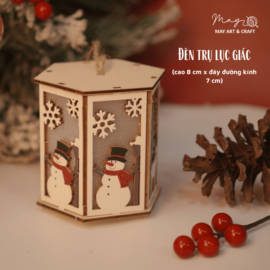 Bộ KIT làm đèn lồng gỗ Noel