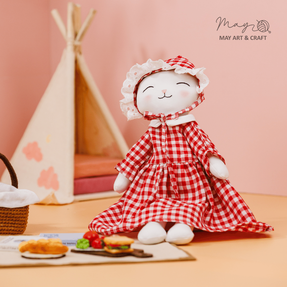 Mũ bonet thú bông