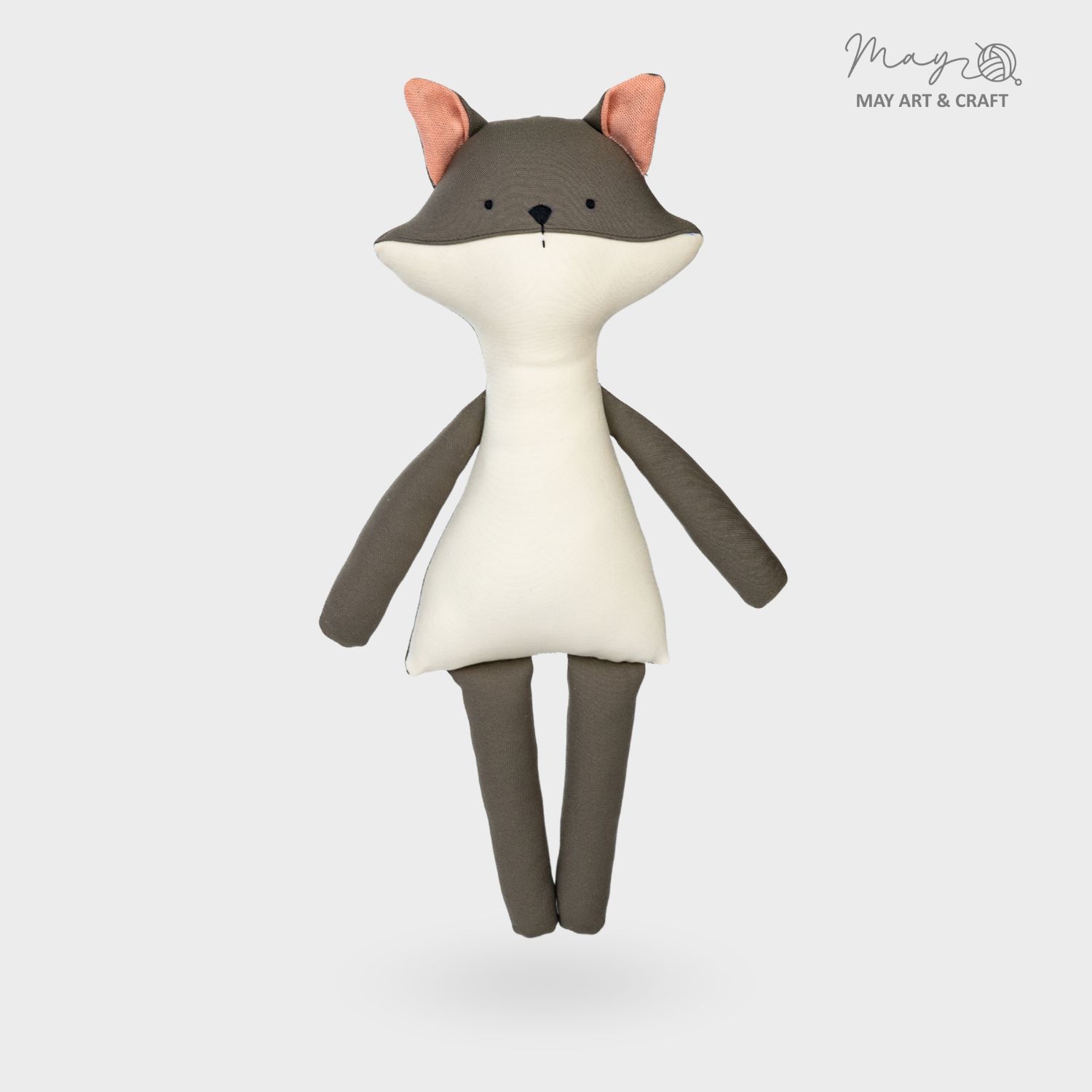 Phôi thú bông sói xám