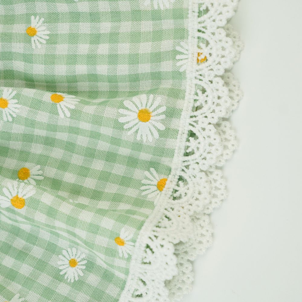 Váy xòe cổ sen phối ren cho thú bông (nhiều màu sắc hoạ tiết)