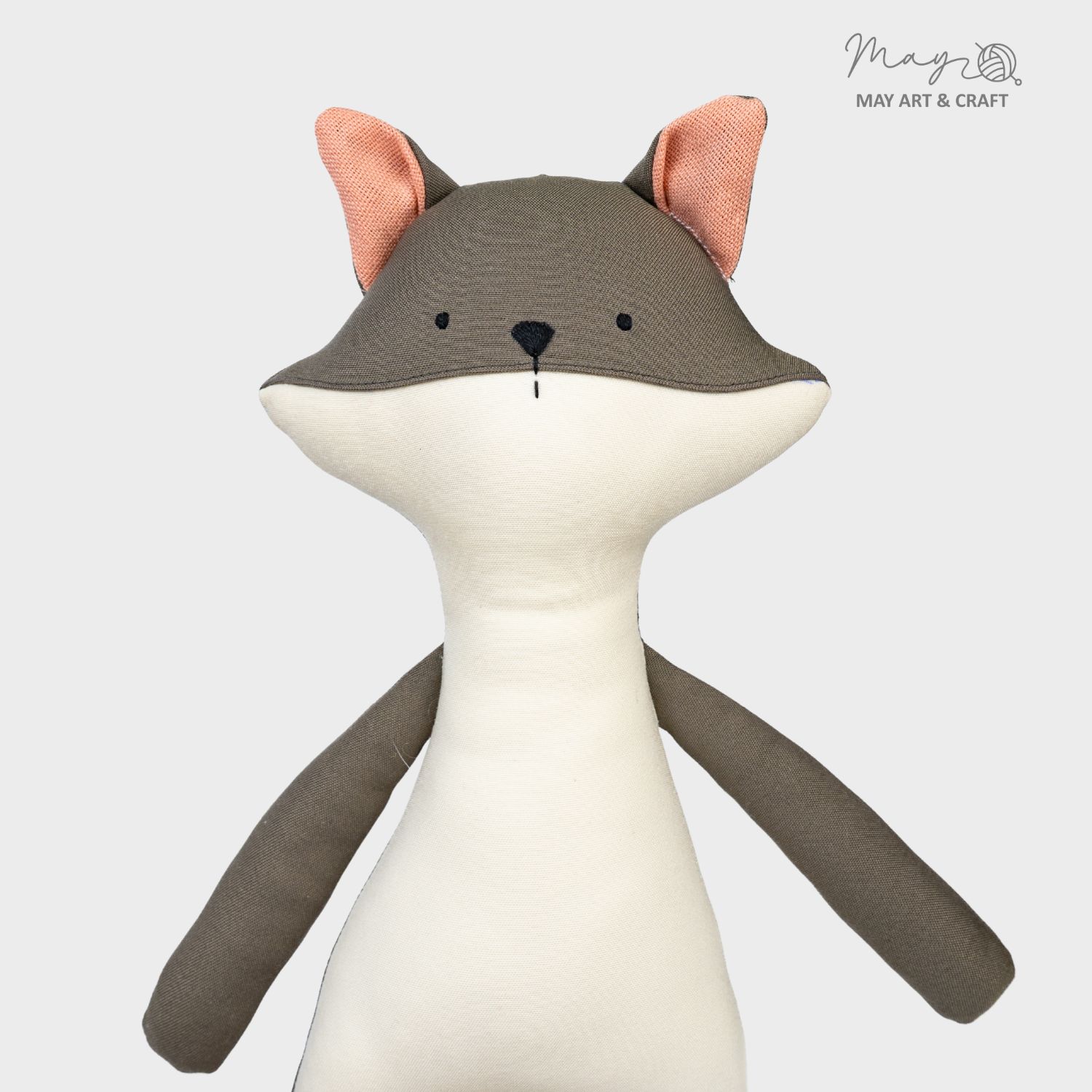 Phôi thú bông sói xám