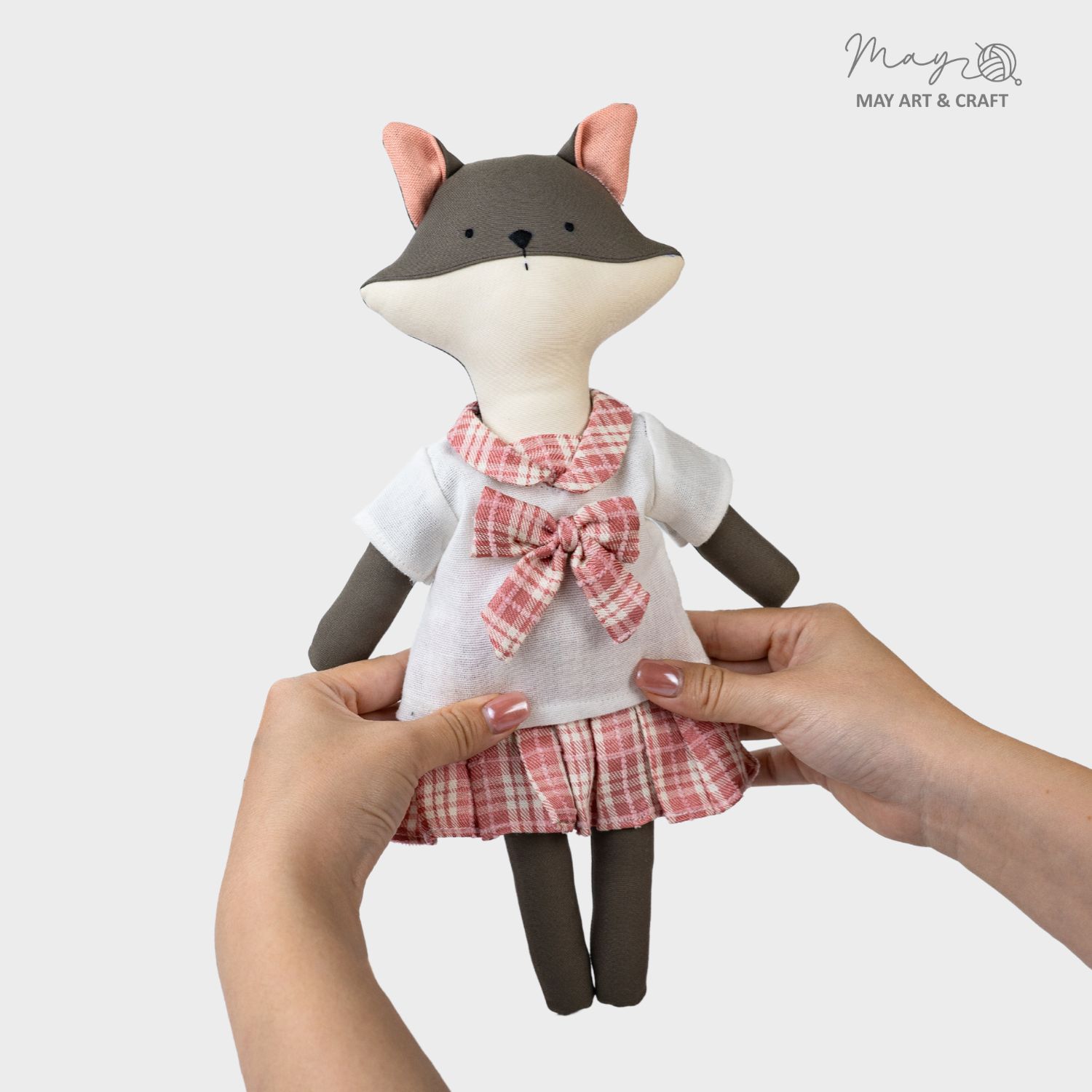 Phôi thú bông sói xám