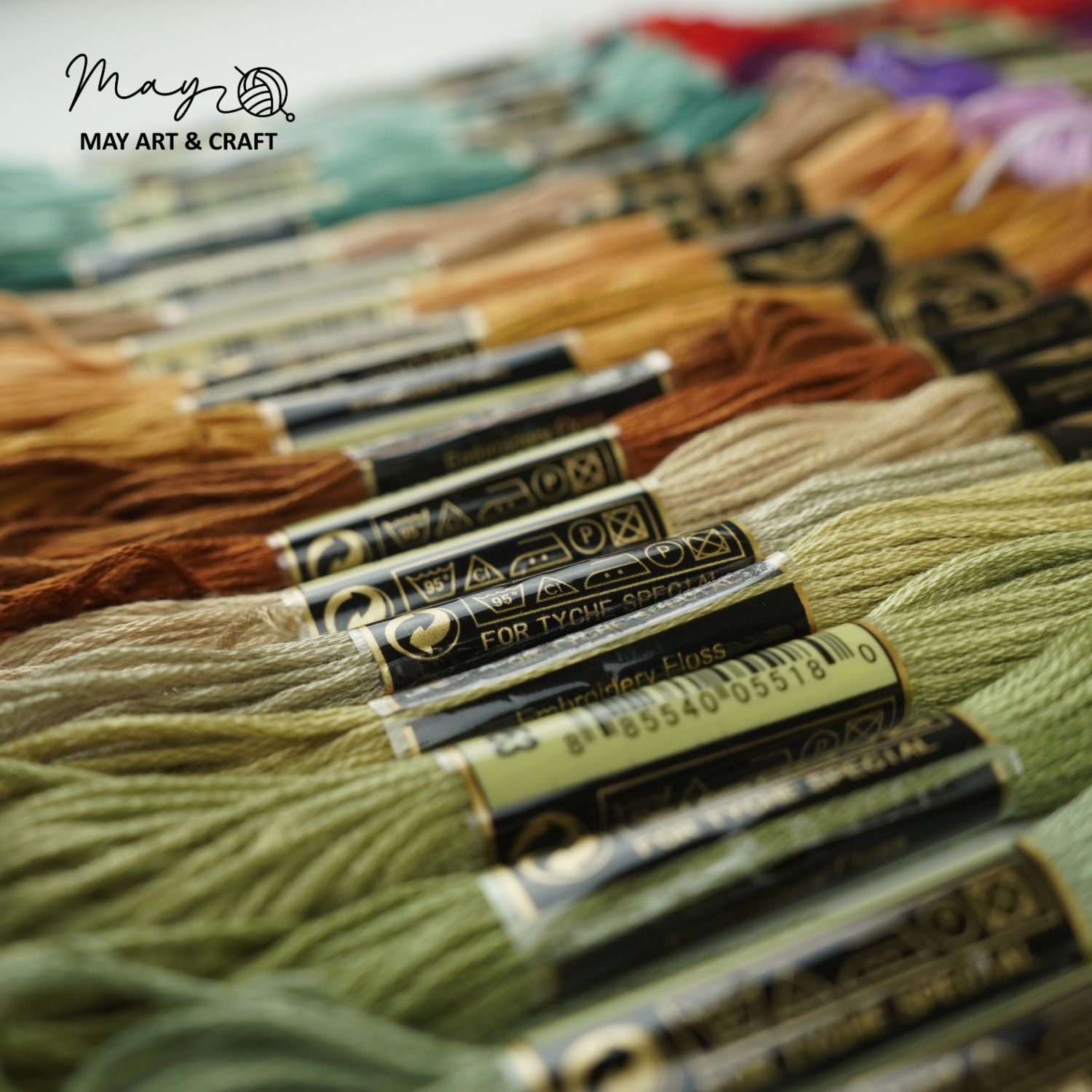 Chỉ thêu hãng Airo set 100 màu