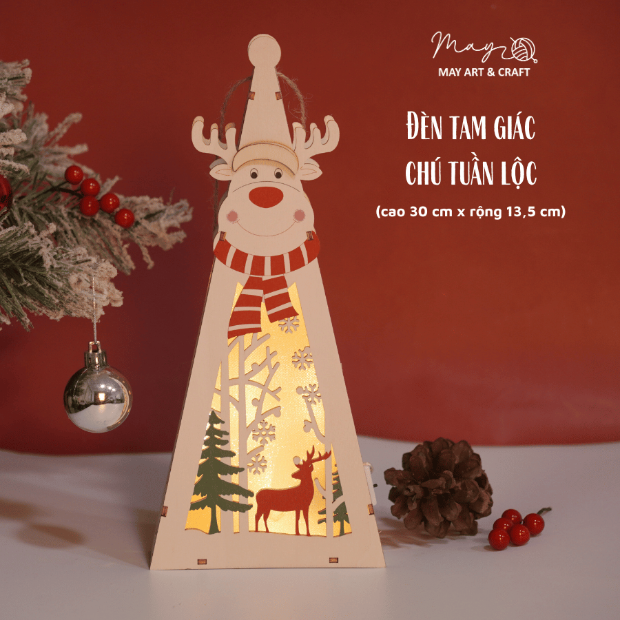 Bộ KIT làm đèn lồng gỗ Noel