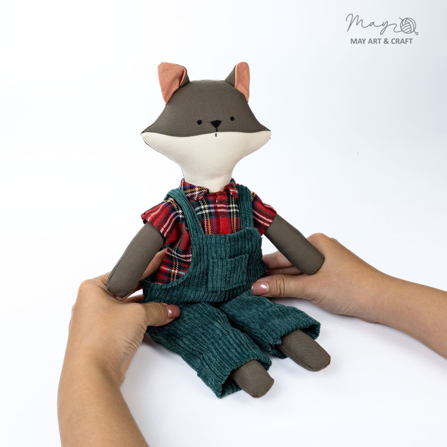 Phôi thú bông sói xám