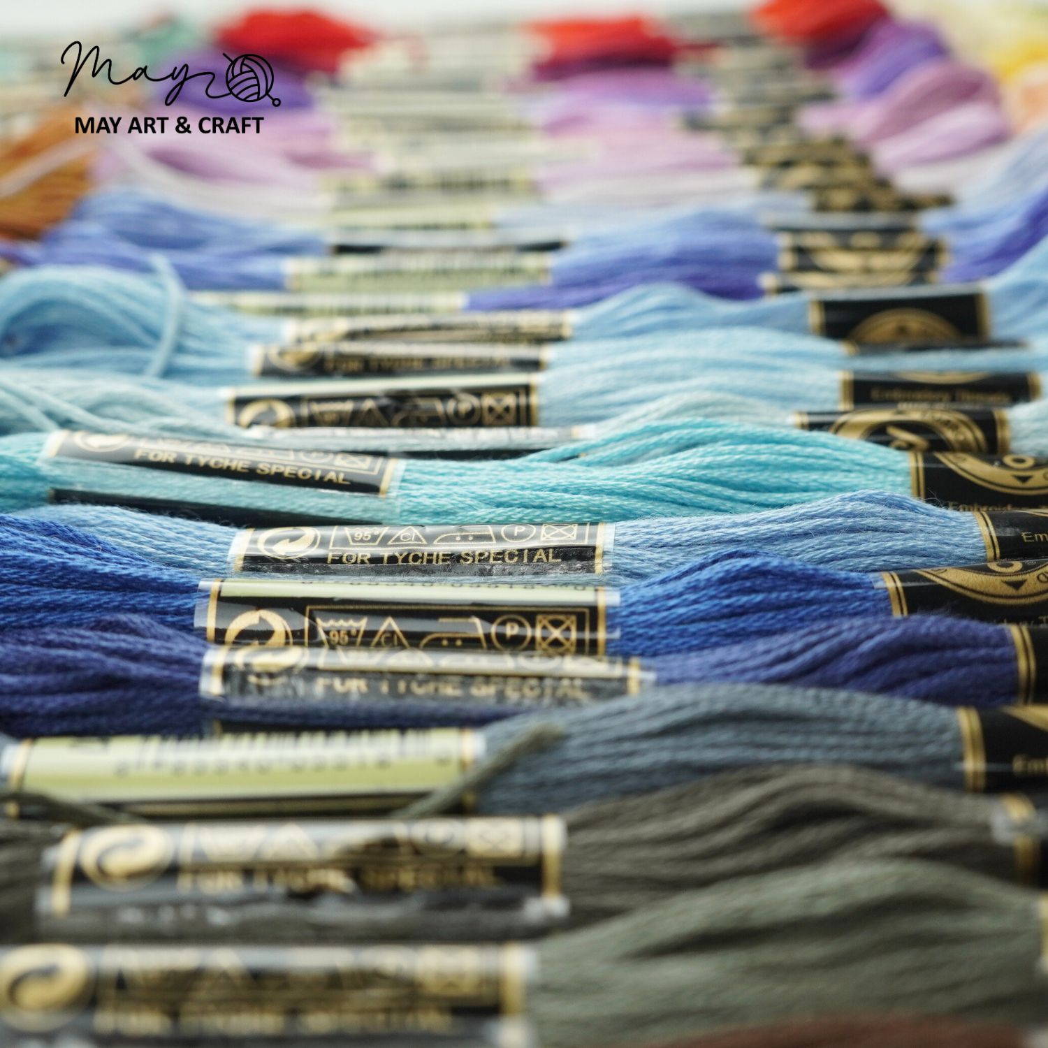 Chỉ thêu hãng Airo set 100 màu