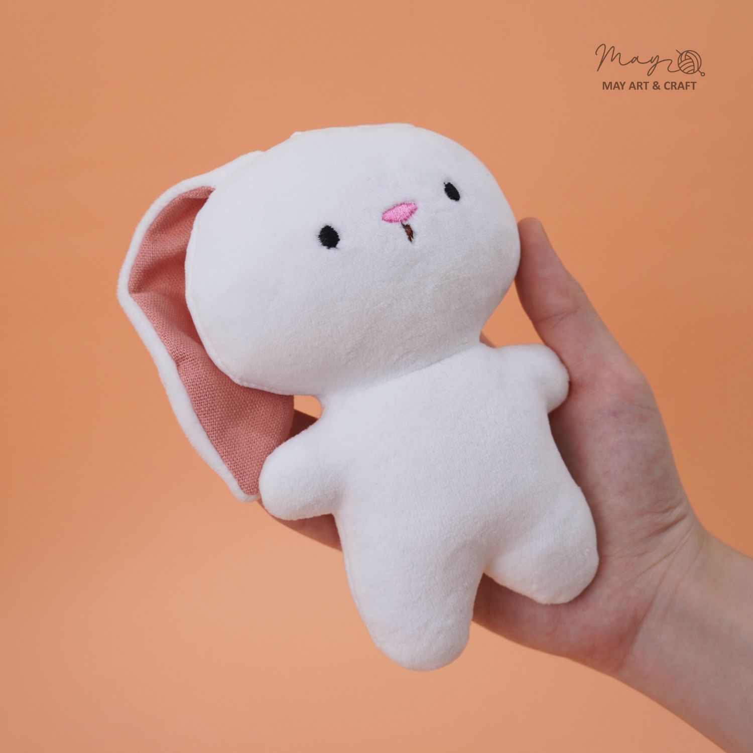 Phôi thú bông mini kèm móc silicon (Không kèm trang phục)