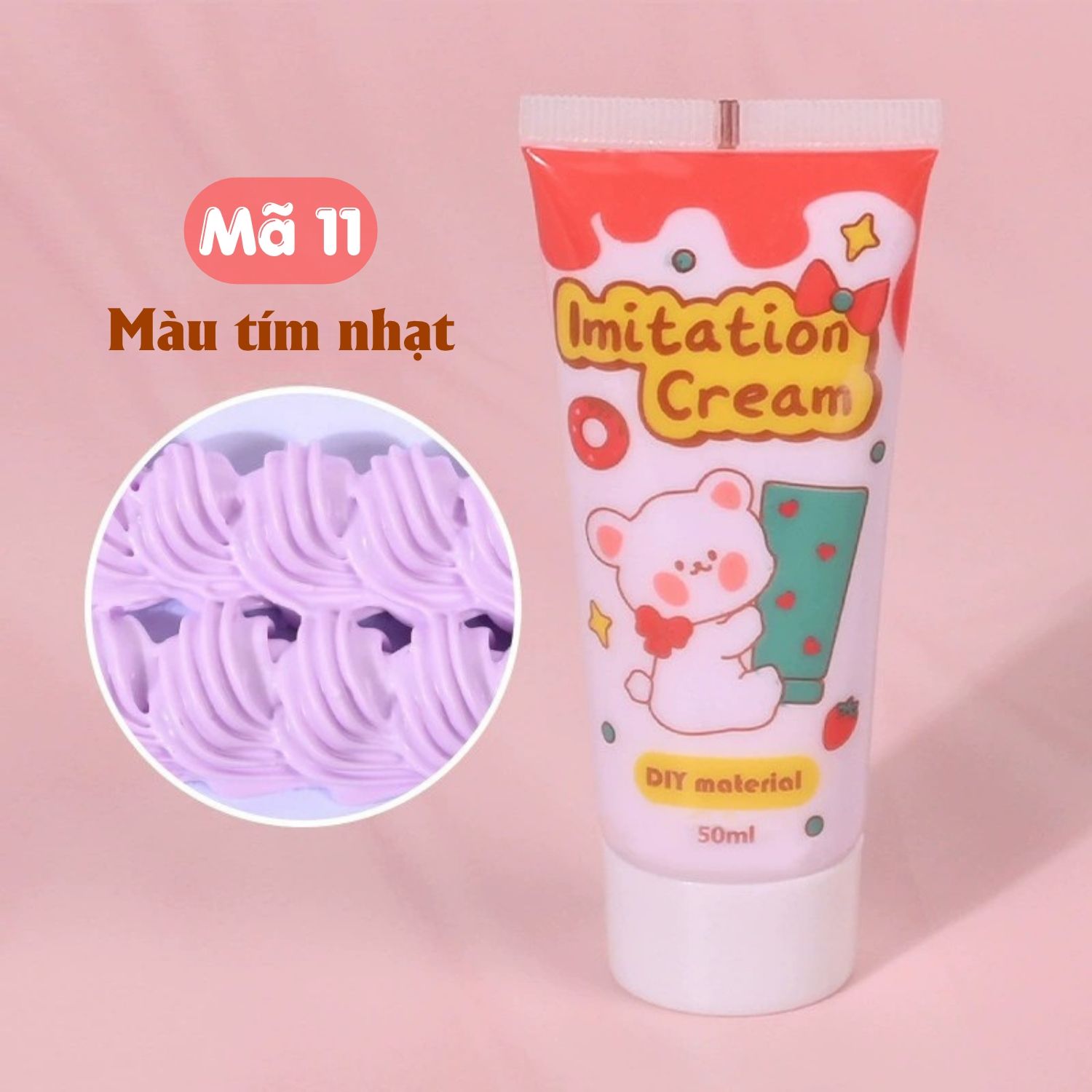 Keo kem DIY tuýp 50g trang trí thủ công