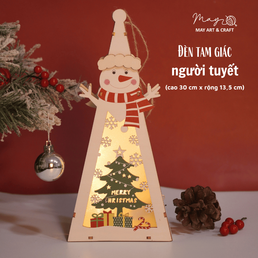 Bộ KIT làm đèn lồng gỗ Noel