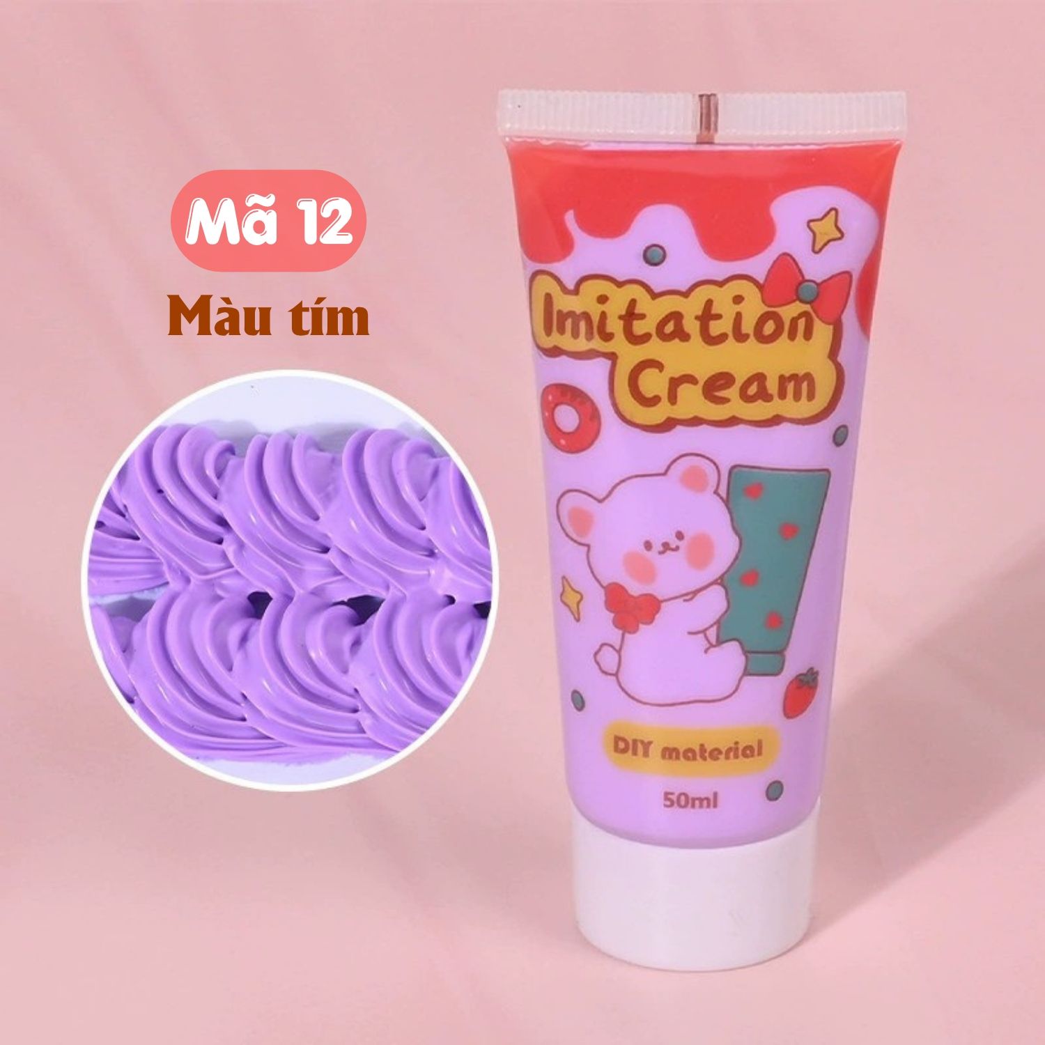 Keo kem DIY tuýp 50g trang trí thủ công