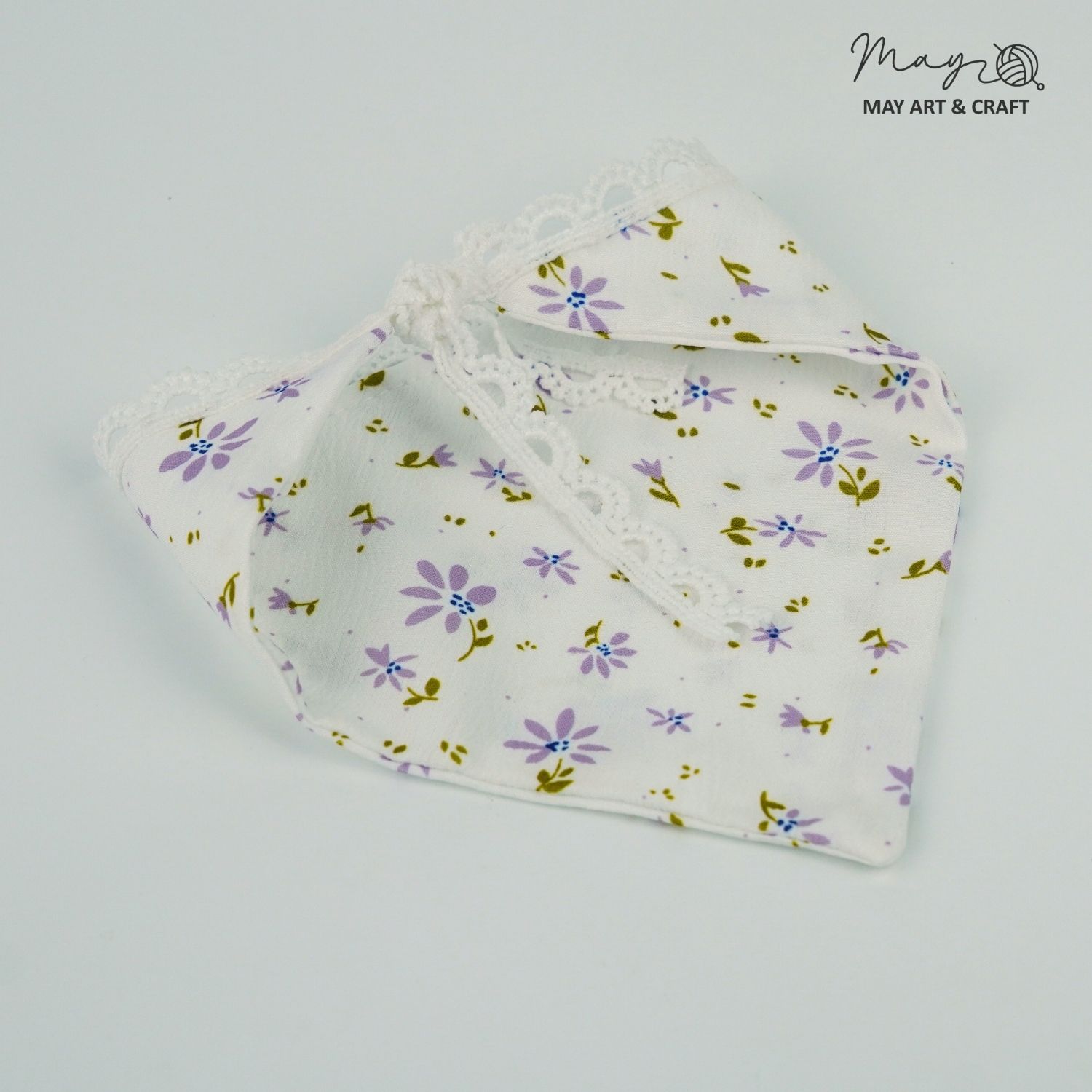 Phụ kiện khăn tam giác trùm đầu cho thú bông