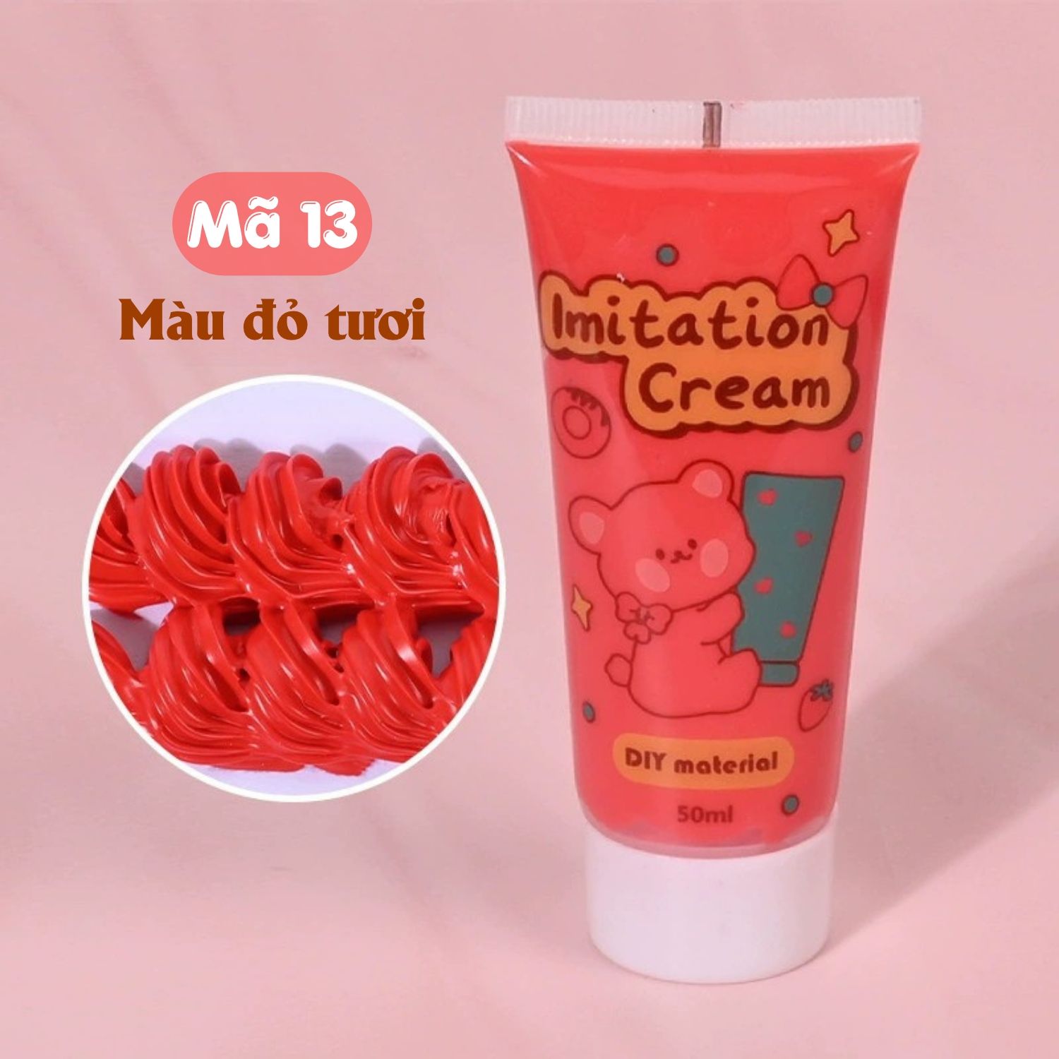 Keo kem DIY tuýp 50g trang trí thủ công