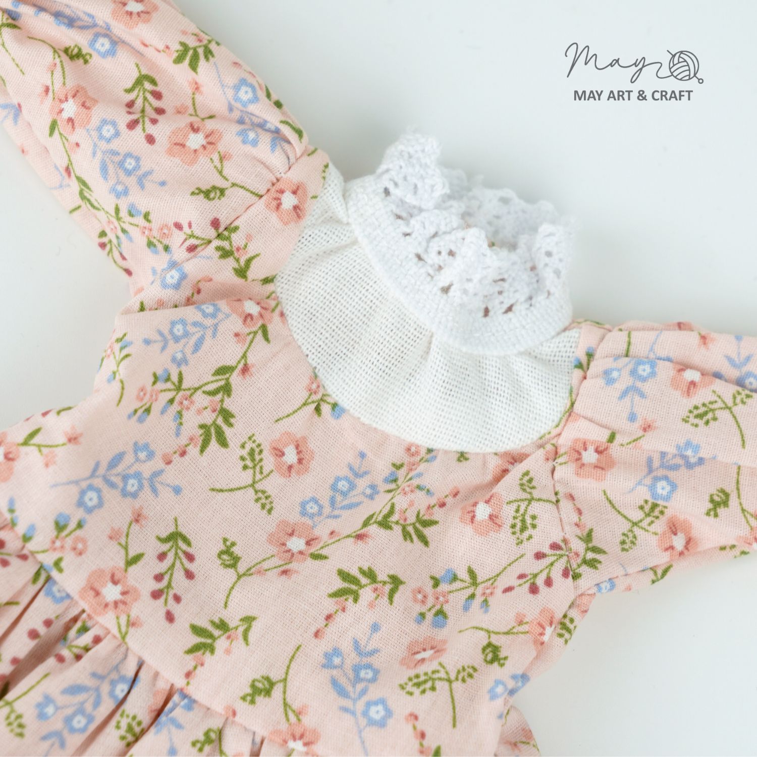 Váy tiểu thư phối ren cho thú bông (không bao gồm yếm)