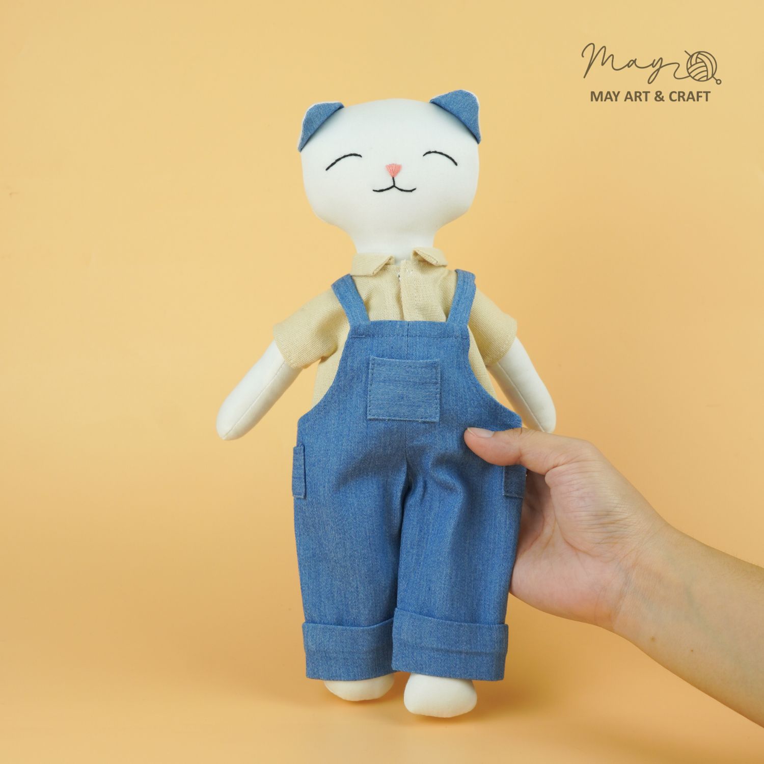 Quần yếm cho thú bông (nhiều màu sắc)