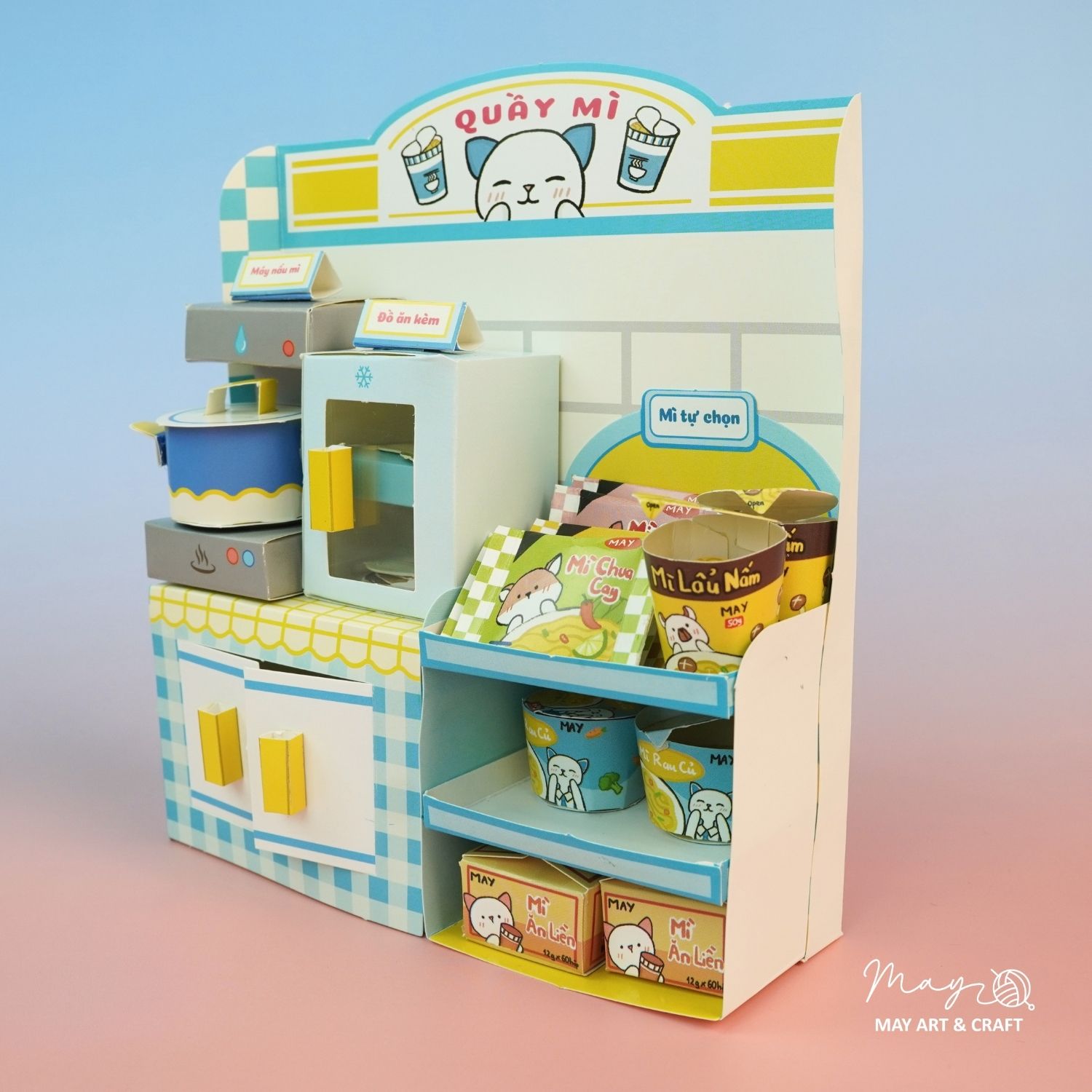 Set đồ chơi giấy - tự làm mô hình giấy 3D DIY nhiều chủ đề