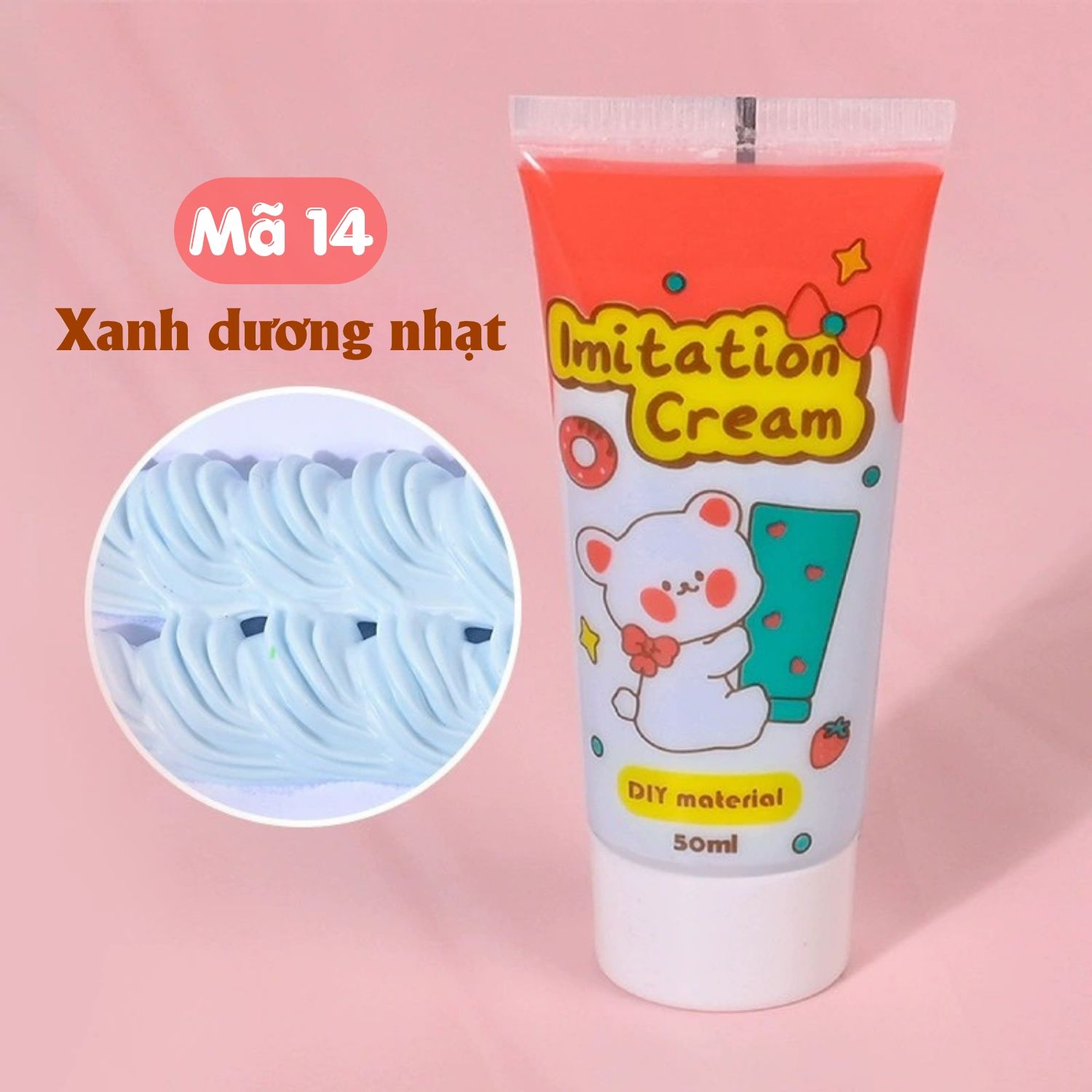 Keo kem DIY tuýp 50g trang trí thủ công