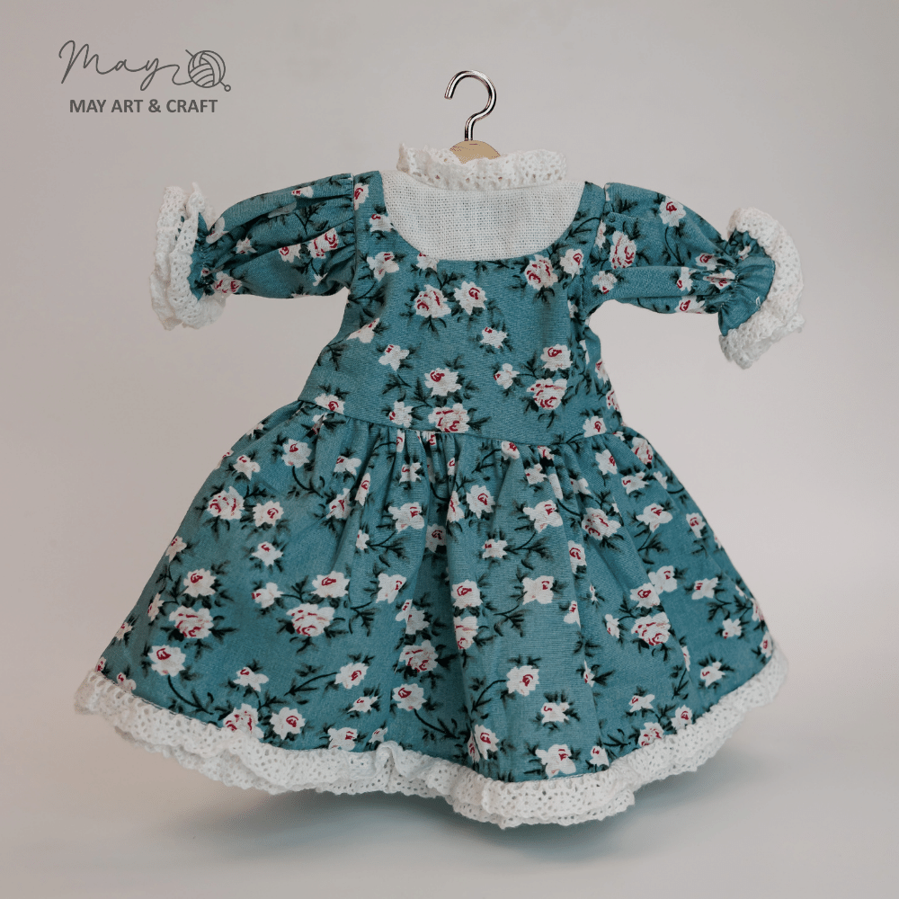 Váy tiểu thư phối ren cho thú bông (không bao gồm yếm)