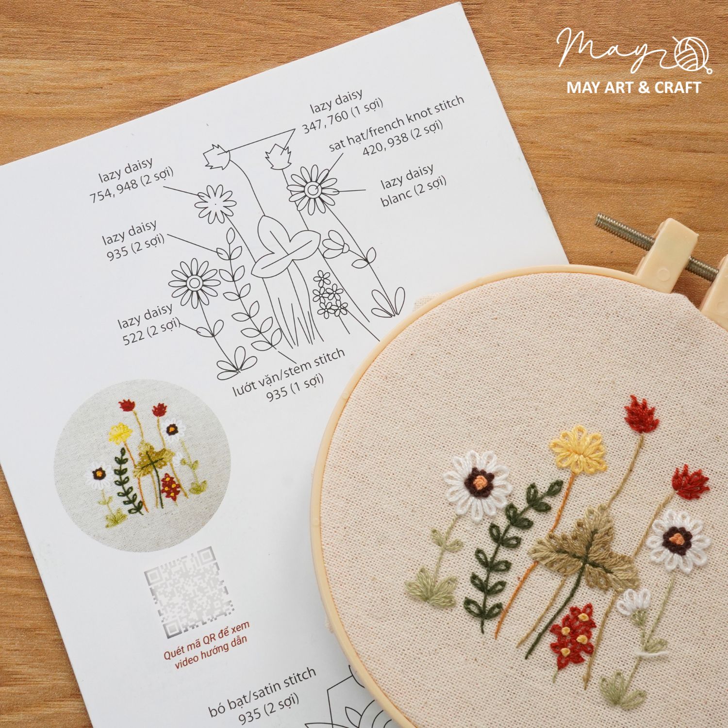 Quyển in mẫu thêu Embroidery Pattern