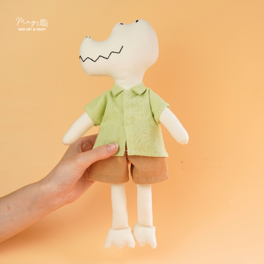 Phôi thú nhồi bông - Cá sấu