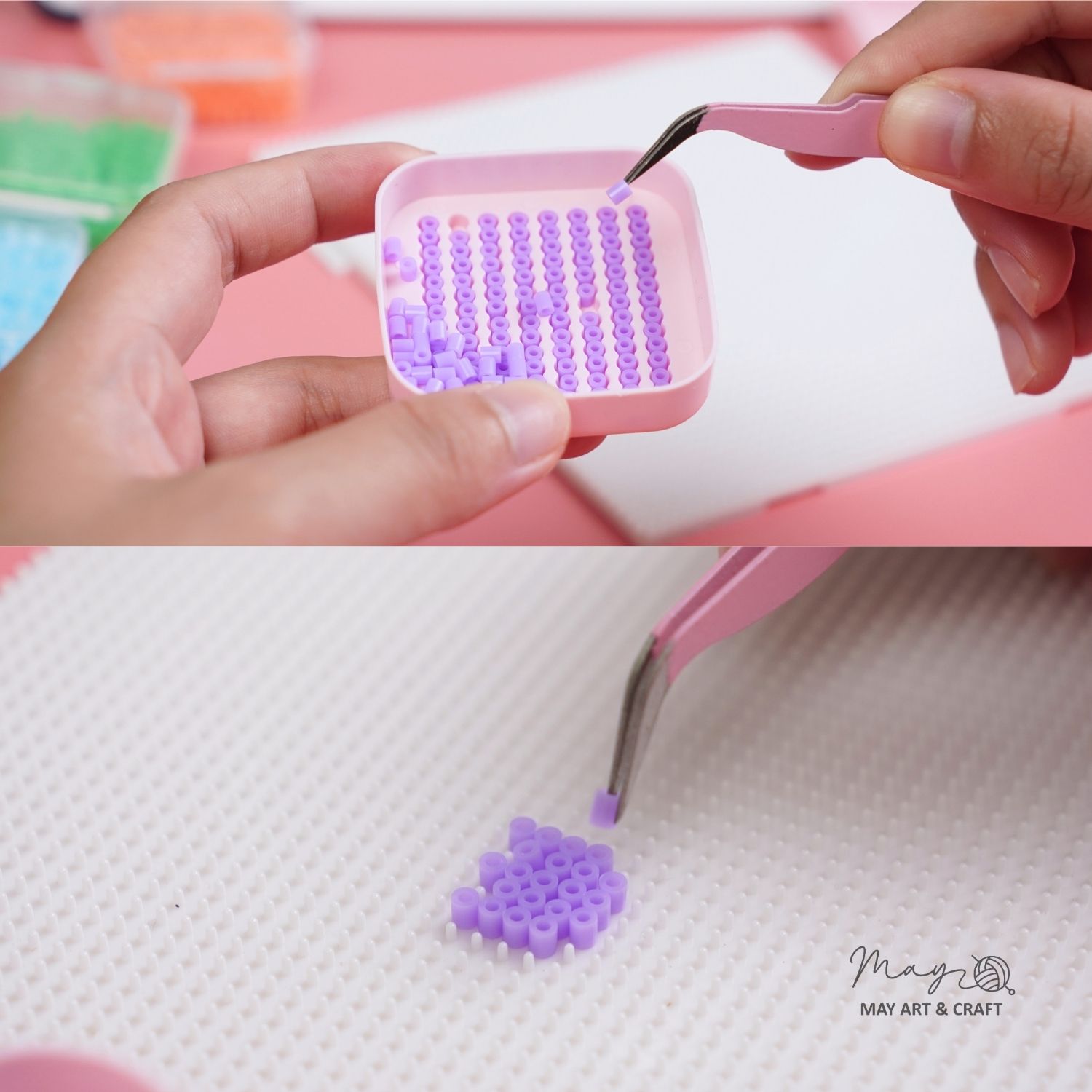 Bộ 4 món dụng cụ gắp hạt nhựa ủi